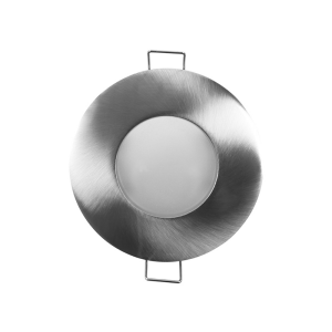 Ledl MUND Inbouwspot Rond Zilver Geborsteld IP65