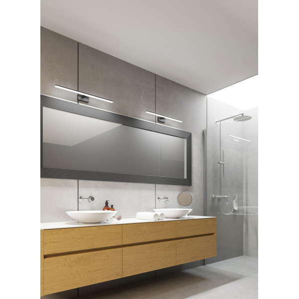 Kanlux ASTEN Wandlamp Spiegellamp 8W Koelwit Zwart-30957