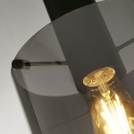 Searchlight SWEDEN Pendel Hanglamp Zwart Smoke-31032