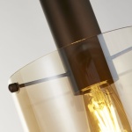 Searchlight SWEDEN Pendel Hanglamp Mokka Amber-31045