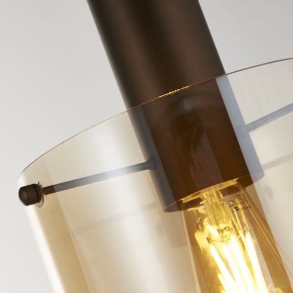 Searchlight SWEDEN Pendel Hanglamp Mokka Amber-31045