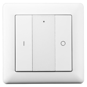 EcoDim Zigbee Draadloze Wandschakelaar 1 Zone Wit