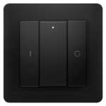 EcoDim Zigbee Draadloze Wandschakelaar 1 Zone Zwart