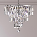 Searchlight EMPIRE Kroonluchter 5 Lichts Kristal Chroom-31528