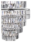 Searchlight EMPIRE Kroonluchter 13 Lichts Kristal Chroom-31519