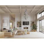 Searchlight EMPIRE Kroonluchter 13 Lichts Kristal Chroom-31518