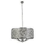 Searchlight BIJOU Hanglamp 8 Lichts Kristal Chroom