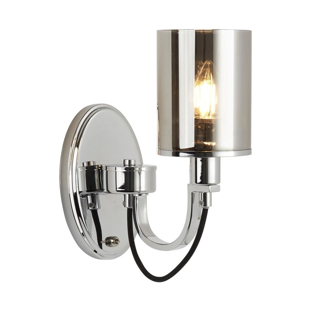 Searchlight CATALINA Wandlamp Chroom Smoke