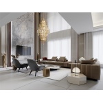 Searchlight EMPIRE Kroonluchter 13 Lichts Kristal Champagne-31538