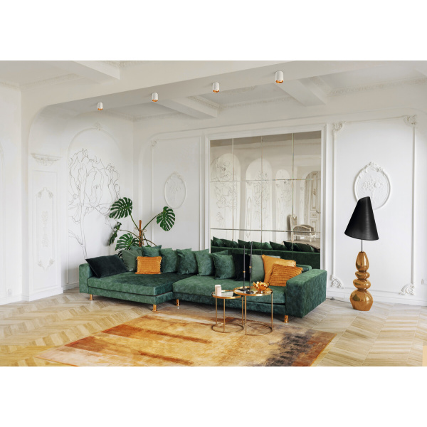 Kanlux RITI Opbouwspots Rond Wit Goud-31661