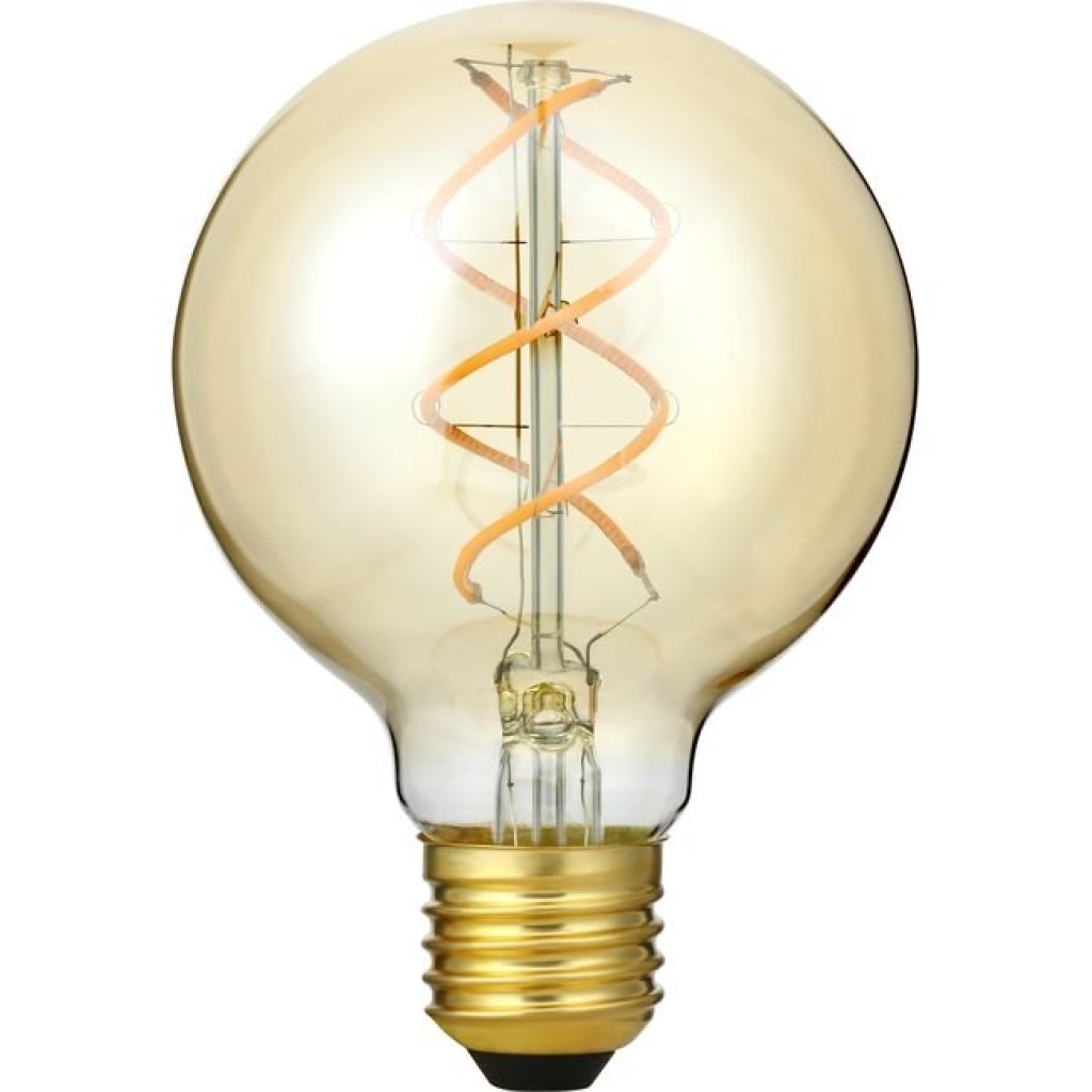 SPL E27 FLeX Globe 80 5W Flame Gold 3 Step Dimbaar