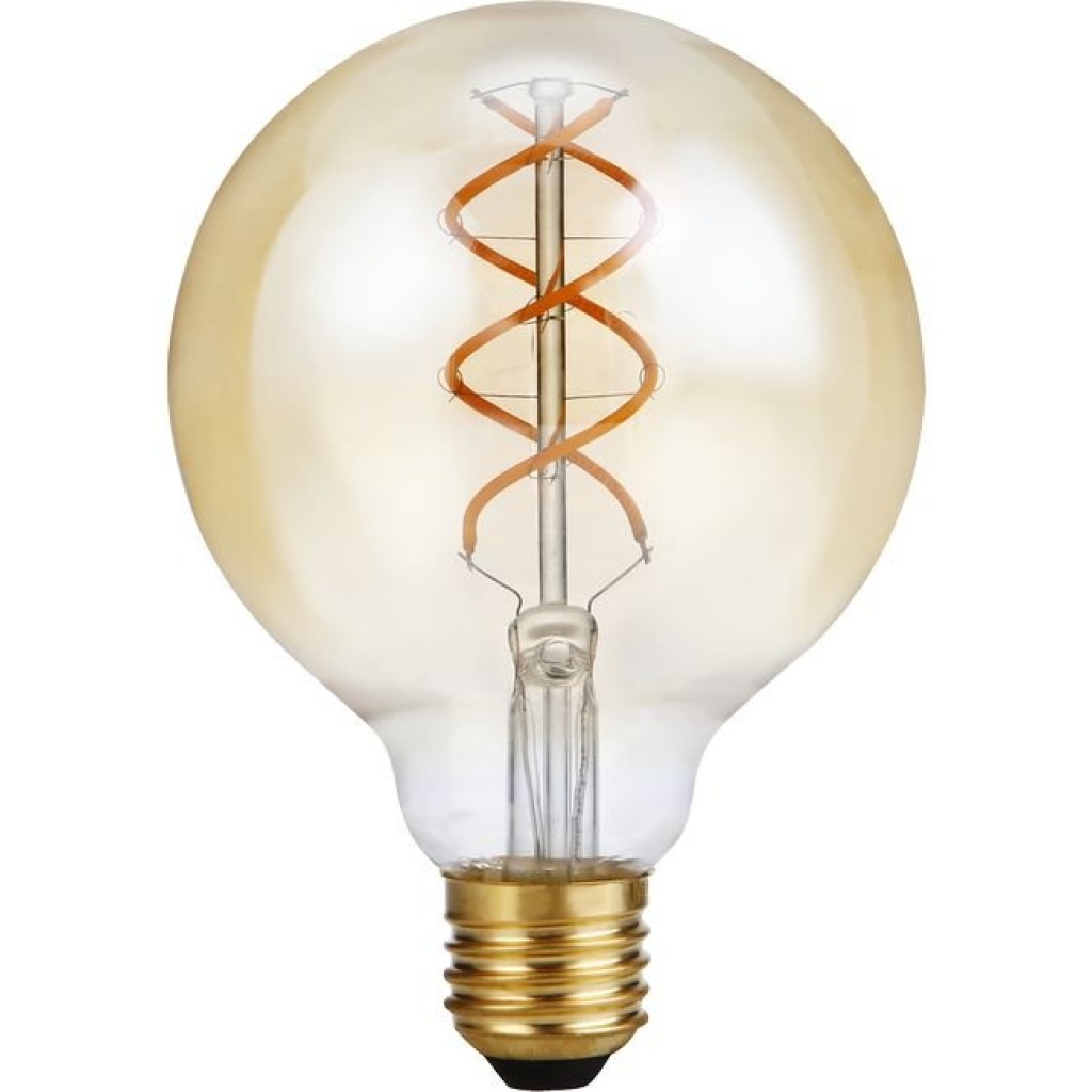 SPL E27 FLeX Globe 95 5W Flame Gold 3 Step Dimbaar