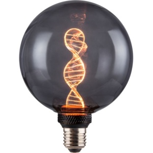 SPL E27 Vintage DNA Globe 125 3,5W Flame Smoke Dimbaar