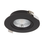 Ledl Inbouwspot HYDRA 6W Dim to Warm Zwart IP44