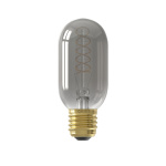 LED buislamp E27 met titaniumglas en spiraalvormig filament