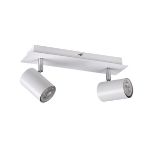 Kanlux EVALO Plafondlamp 2 Lichts Kantelbaar Wit