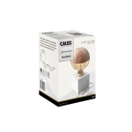 Calex tafelarmatuur vierkant marmer wit met E27 fitting