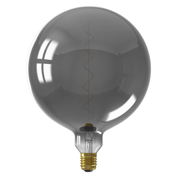 Grote titanium globe lamp E27 met spiraalvormig filament