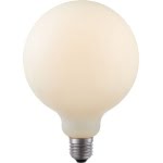 LED globe lamp E27 125mm frosted glas dimbaar warmwit