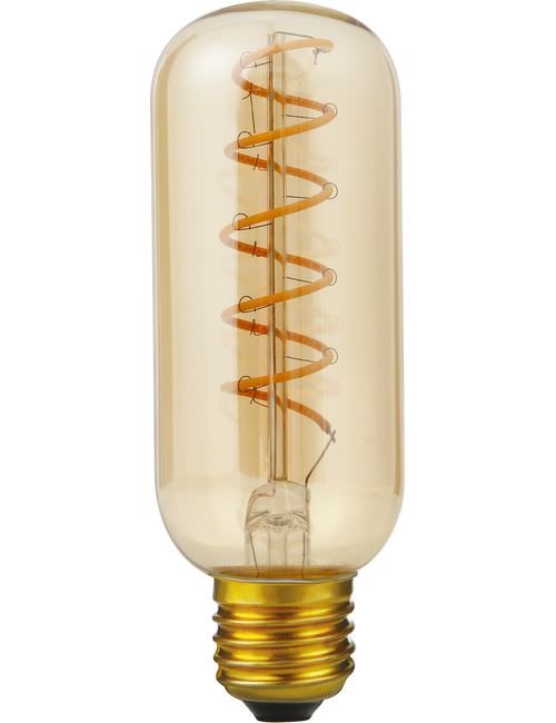LED_E27_T45_FLEX_AX_GOLD_V2 SPL E27 Buislamp 4W Flame Helder Dimbaar Goud - FLEX AX