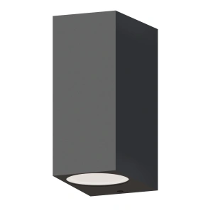 Calex Wandlamp Buiten Up and Downlight 2x Gu10 Grijs