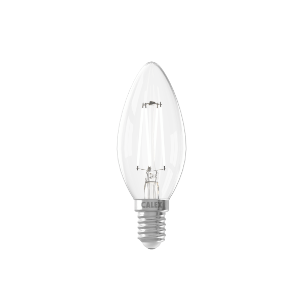 Calex LED kaarslamp E14 helder glas 4,5W dimbaar
