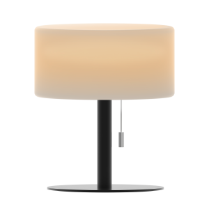 Calex Oplaadbare Tafellamp Solar Warmwit met RGB Zwart