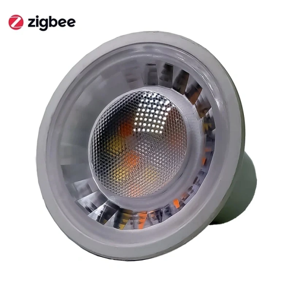 GU10 LED spot 5,3W wit lichtgrijs met Zigbee logo