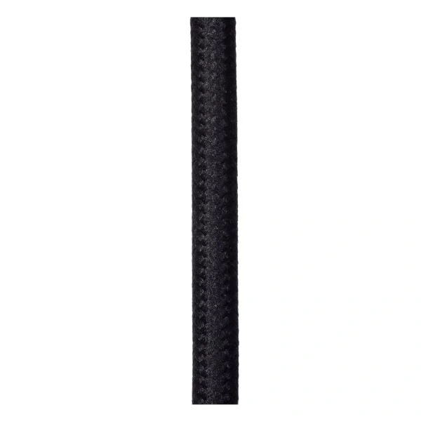 Zwart gevlochten snoer voor hanglamp Lucide Joanet