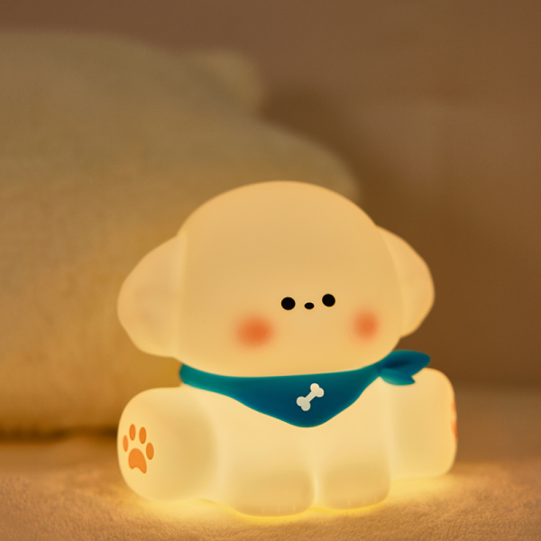 Bedlampje Puppy voor Kinderen Kinder Nachtlampje Puppy met Aanraaksensor - Slaap Maatje