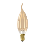 Calex E14 Kaarslamp Tip 3,5W Flame Goud Dimbaar