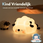 Kinder Nachtlampje Schaap met Aanraaksensor - Slaap Maatjes - Afbeelding 3