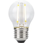 Heldere LED kogellamp E27 fitting 2W extra warmwit dimbaar