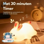 Timer nachtlampje kinderen konijn