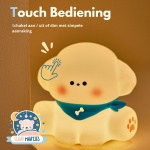 Touch bediening nachtlamp puppy
