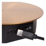 Oplaadbare gouden bedlamp met magnetische aansluiting en USB-C poort