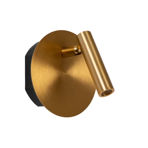 Gouden oplaadbare magnetische bedlamp van metaal Lucide JOLIJN