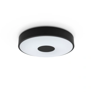Philips COINER Plafondlamp Rond Zwart Sceneswitch 24W
