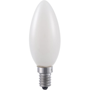SPL E14 Kaarslamp 4W Extra Warmwit Opaal Dimbaar