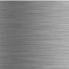 Geborsteld staal met horizontale structuur en matte glans