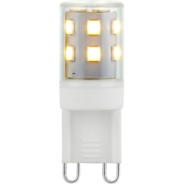 LED G9 buislamp 2,5 watt warmwit met helder glas