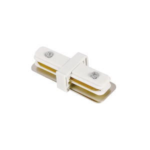 I-connector voor 1-fase rail wit met metalen contactstroken