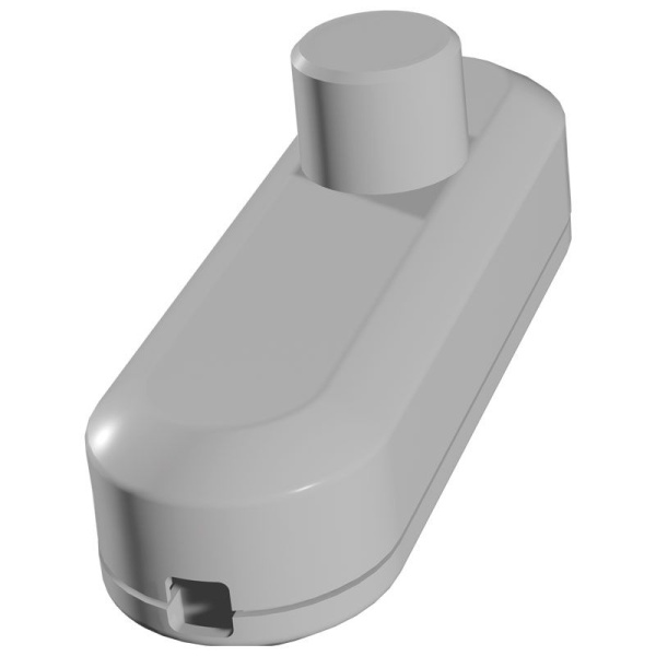 ecodim08-wit-voorkant-schuin Witte snoerdimmer voor LED verlichting 0-50W met ronde draaiknop