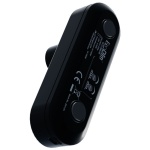 Zwarte snoerdimmer voor LED verlichting 0-50W EcoDim achterkant