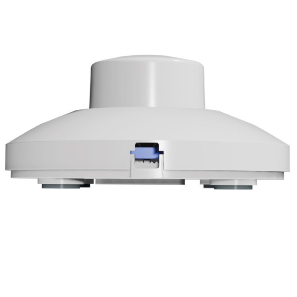 ecodim09-wit-aansluiting Witte vloerdimmer voor LED verlichting 0-50W met draaiknop aansluiting