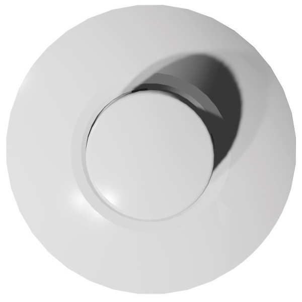 ecodim09-wit-voorkant Witte vloerdimmer voor LED verlichting 0-50W EcoDim voorkant