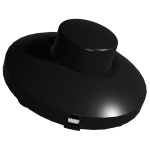 Zwarte vloerdimmer voor LED verlichting 0-50W EcoDim