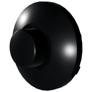 Zwarte vloerdimmer voor LED verlichting 0-50W EcoDim