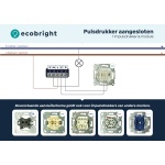 Aansluitschema Zigbee LED dimmer module met impulsdrukker en bedrading