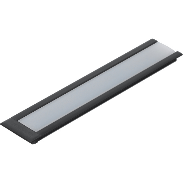 LED profiel set inbouw aluminium zwart met matte afdekking